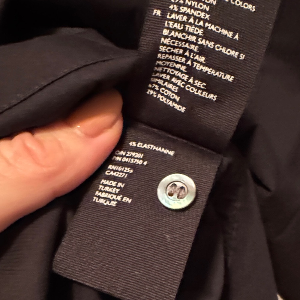 COS Black Smock Collar Shirt - Picture 5 of 5